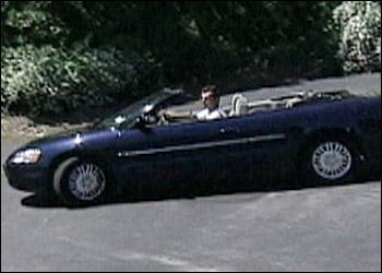 Jens driving car for CNN at ASAIO June 13 2002